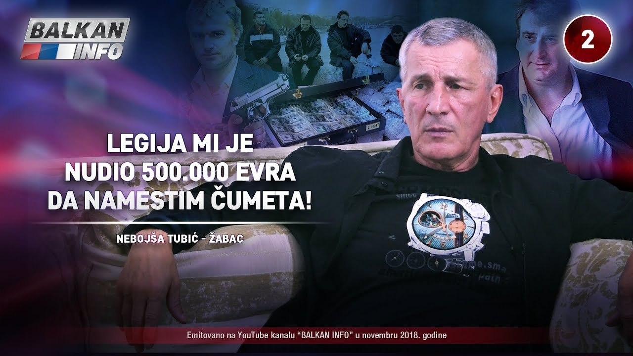 INTERVJU: Nebojša Tubić Žabac - Legija mi je nudio 500.000 evra da namestim Čumeta! (17.11.2018)