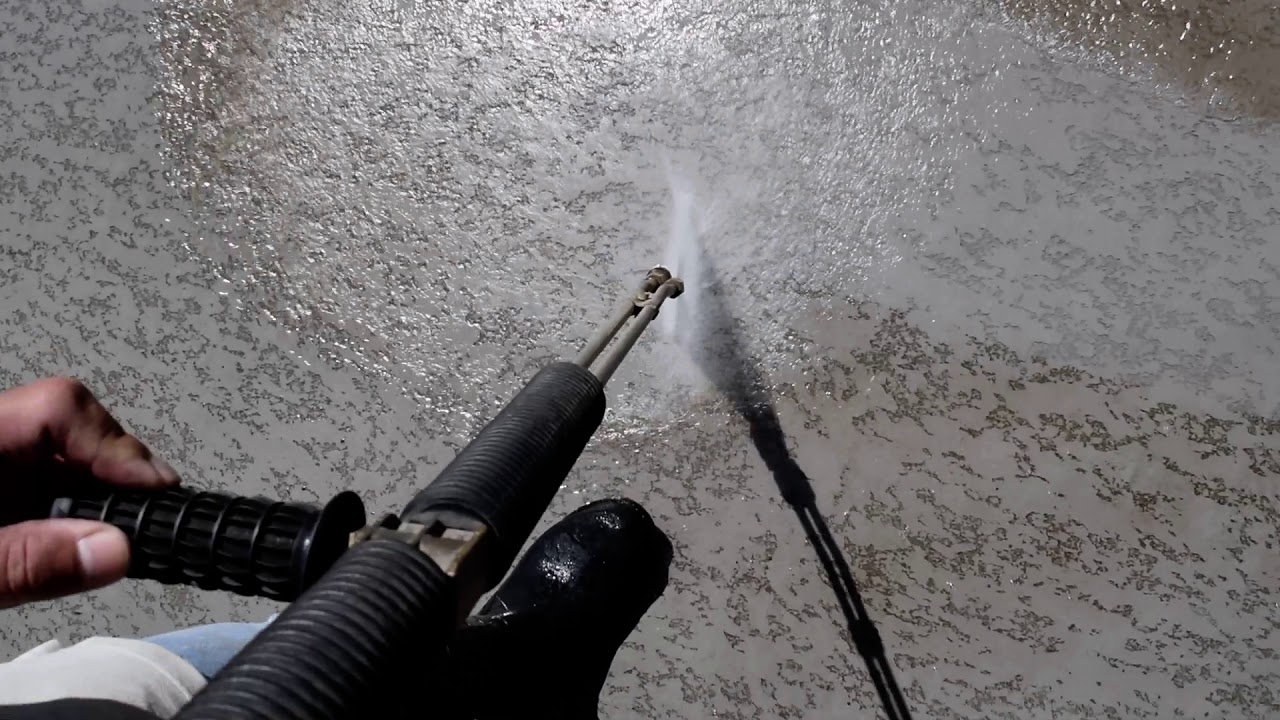 Low Pressure Washing Pool Deck