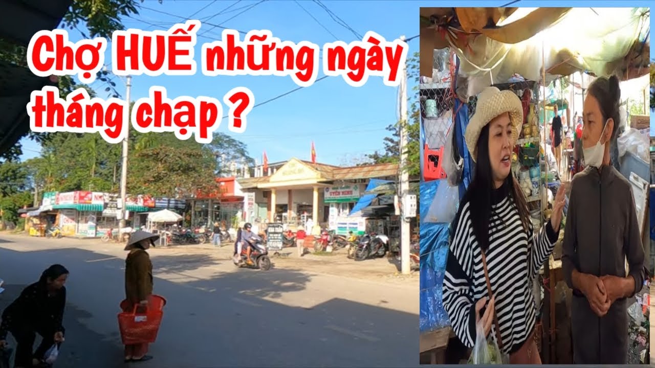 chợ Hương Hồ, chợ Thông nhiều mệ già vui mừng khi có quà của 5 cô ở xa |Trân Trân Huế thương