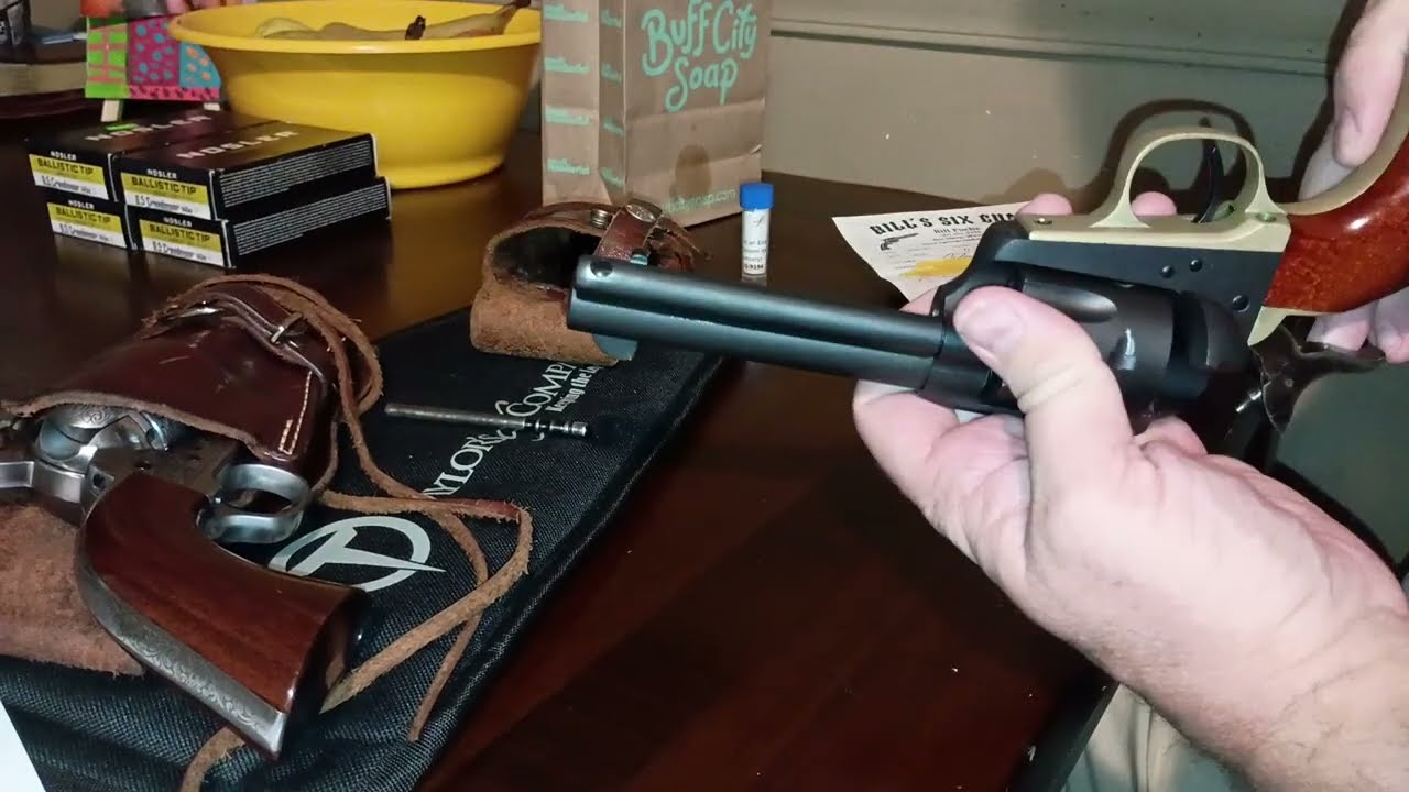 Removal of Stuck Cylinder Pin from Colt SAA style Revolvers.