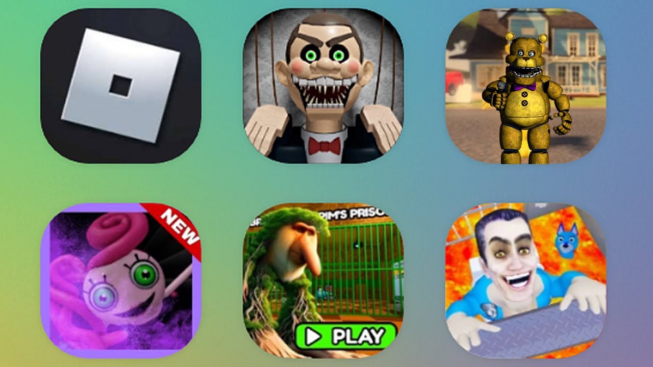 Roblox: Twisted Playtime, Run From Fast Fredbear, Escape From Mr Funny's, Skibi tToilet Prison Run,.