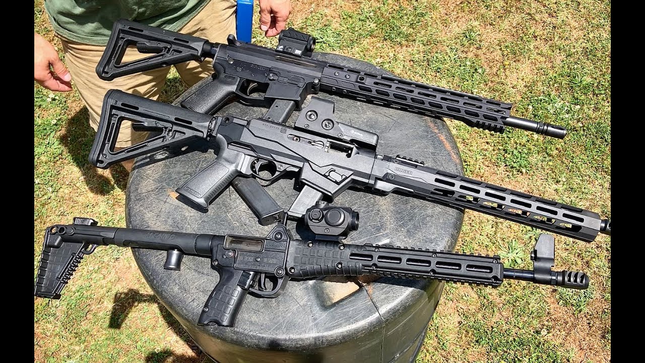 AR-9 Vs Ruger PCC Vs Sub 2000