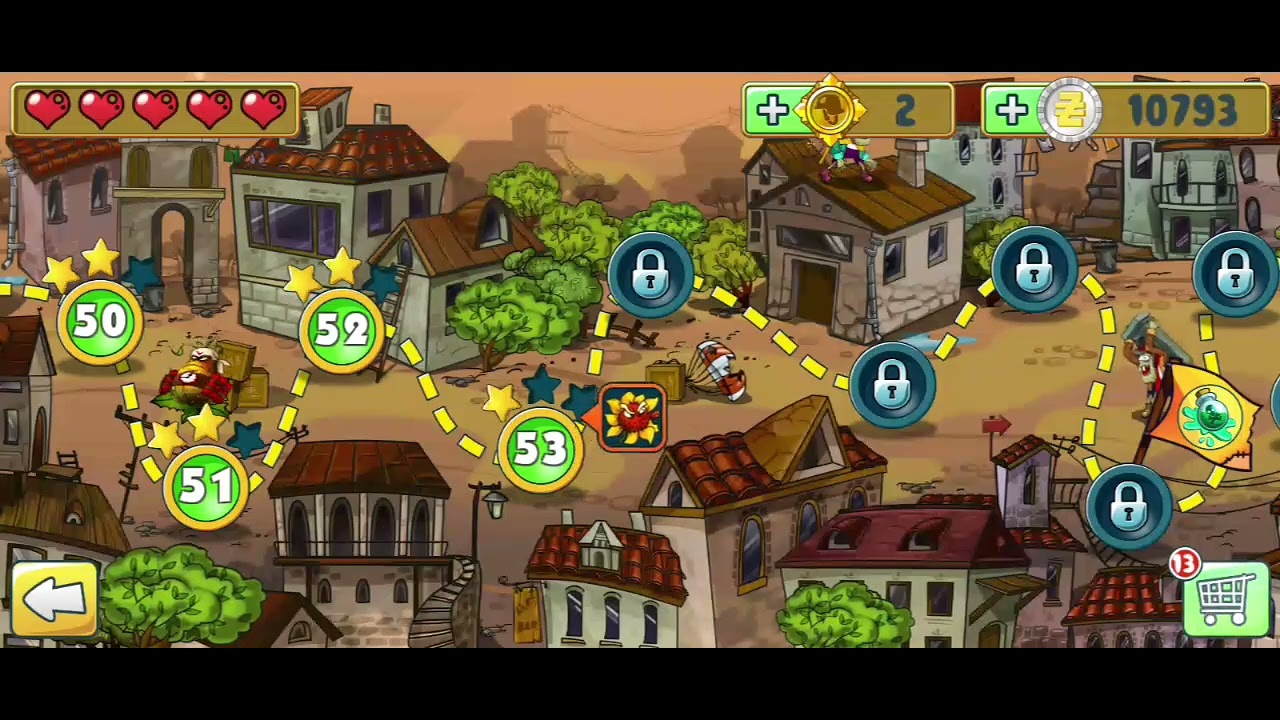 Zombie harvest new update gameplay | levels 51-60 | (part 6)