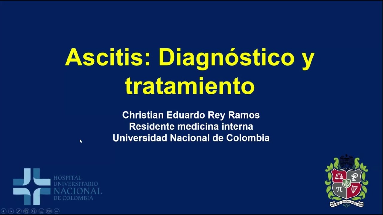 Dr. Christian Rey - Ascitis: Diagnóstico y tratamiento