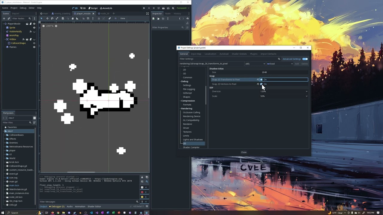 Godot 4 jittering and collision gap potential fix for some