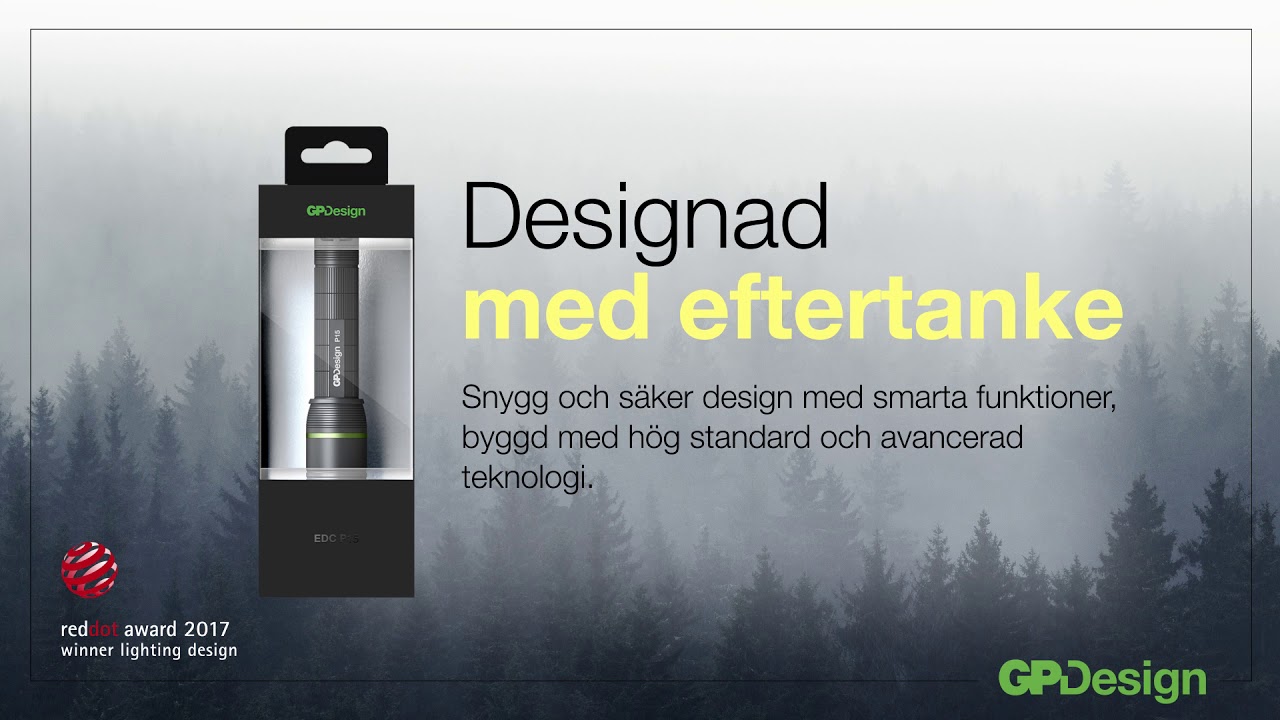 GP Design Beam - Den personliga ficklampan