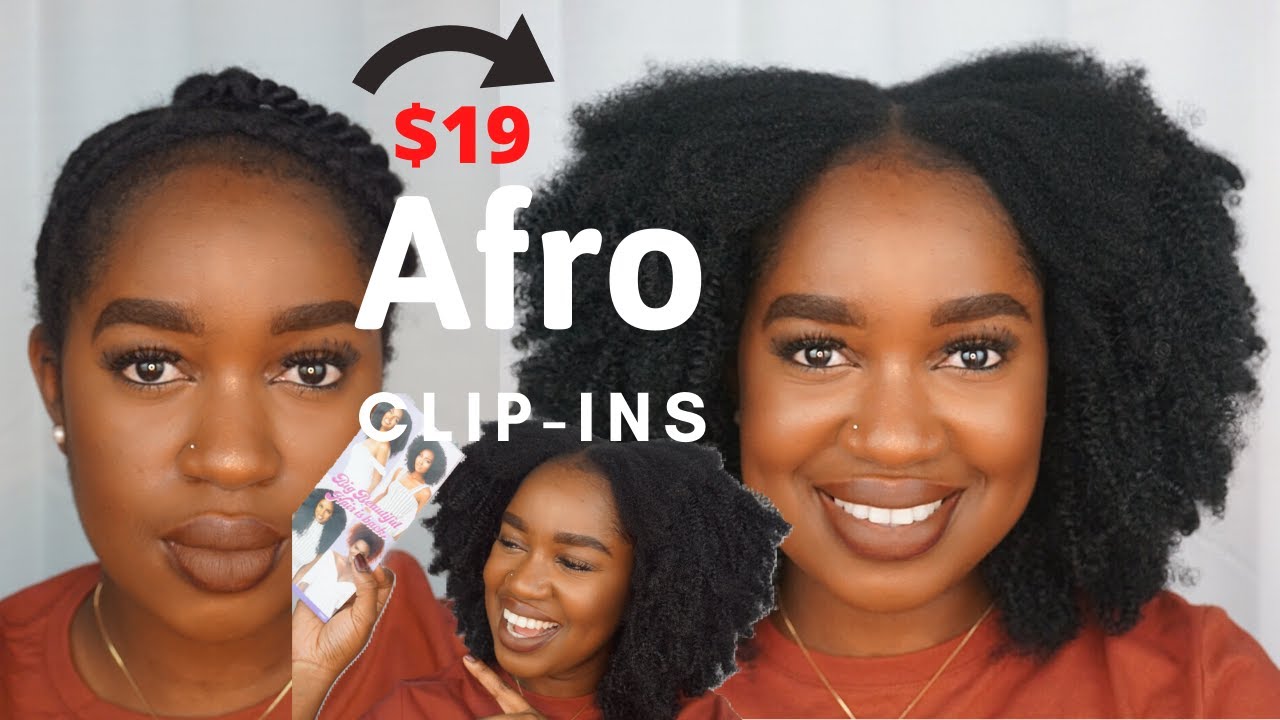 The Best Clip Ins for 4c Hair/ $19.99! New Outre Natural Hair Affordable Corkscrew Afro!