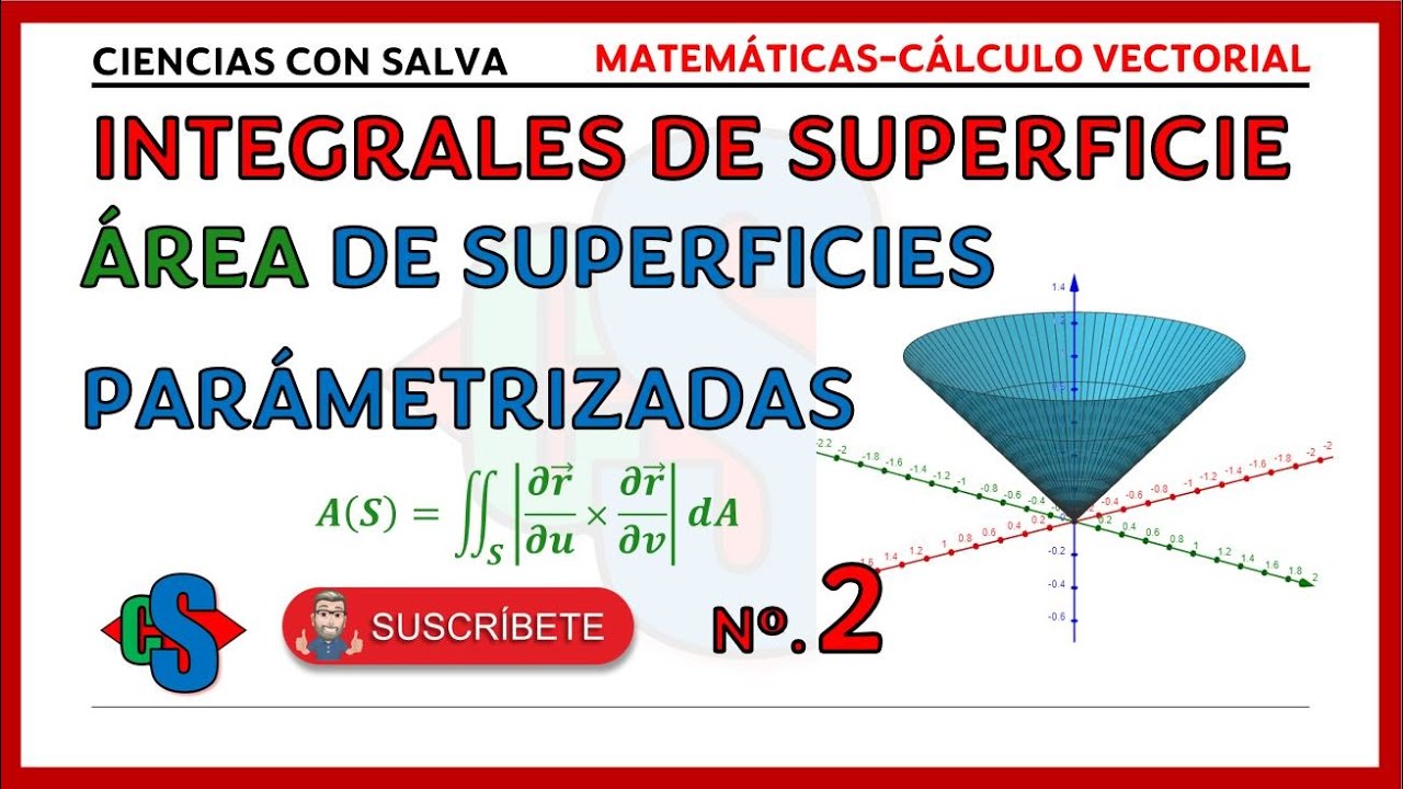 Integrales de superficie 2. &Aacute;rea de una superficie.
