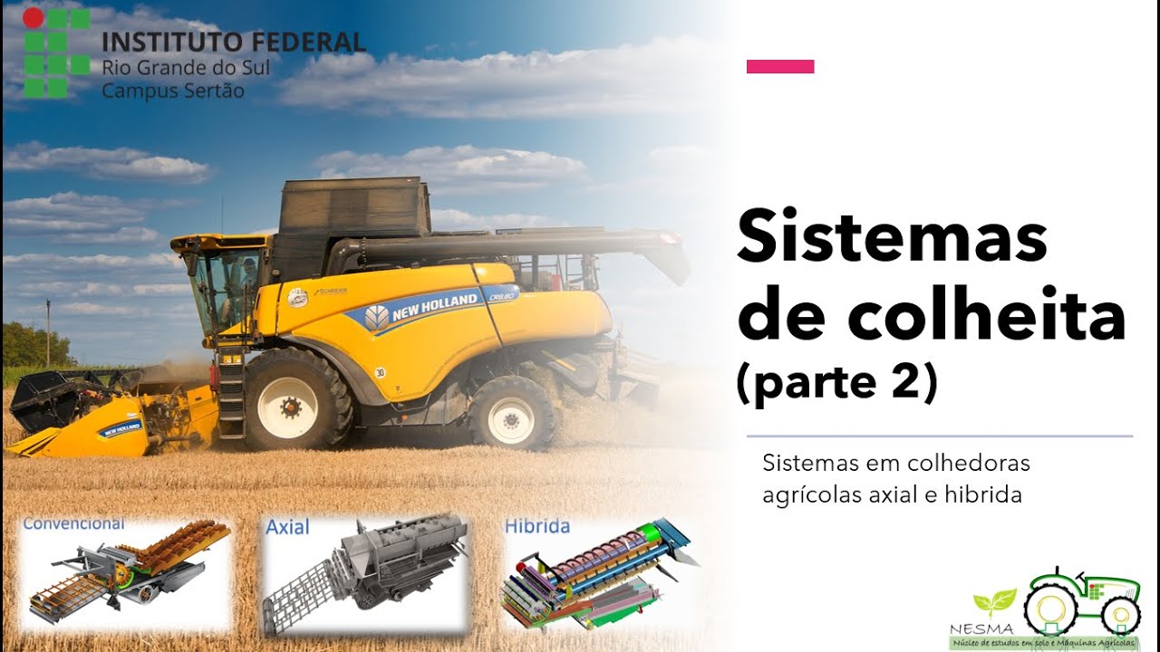 Sistemas de colheita de colhedoras agrícolas (parte 2)