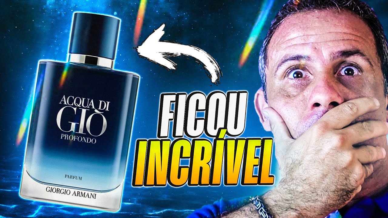ACQUA DI GIO PROFONDO PARFUM CHEGOU PARA FAZER SUCESSO! E TEM MUITO MAIS...