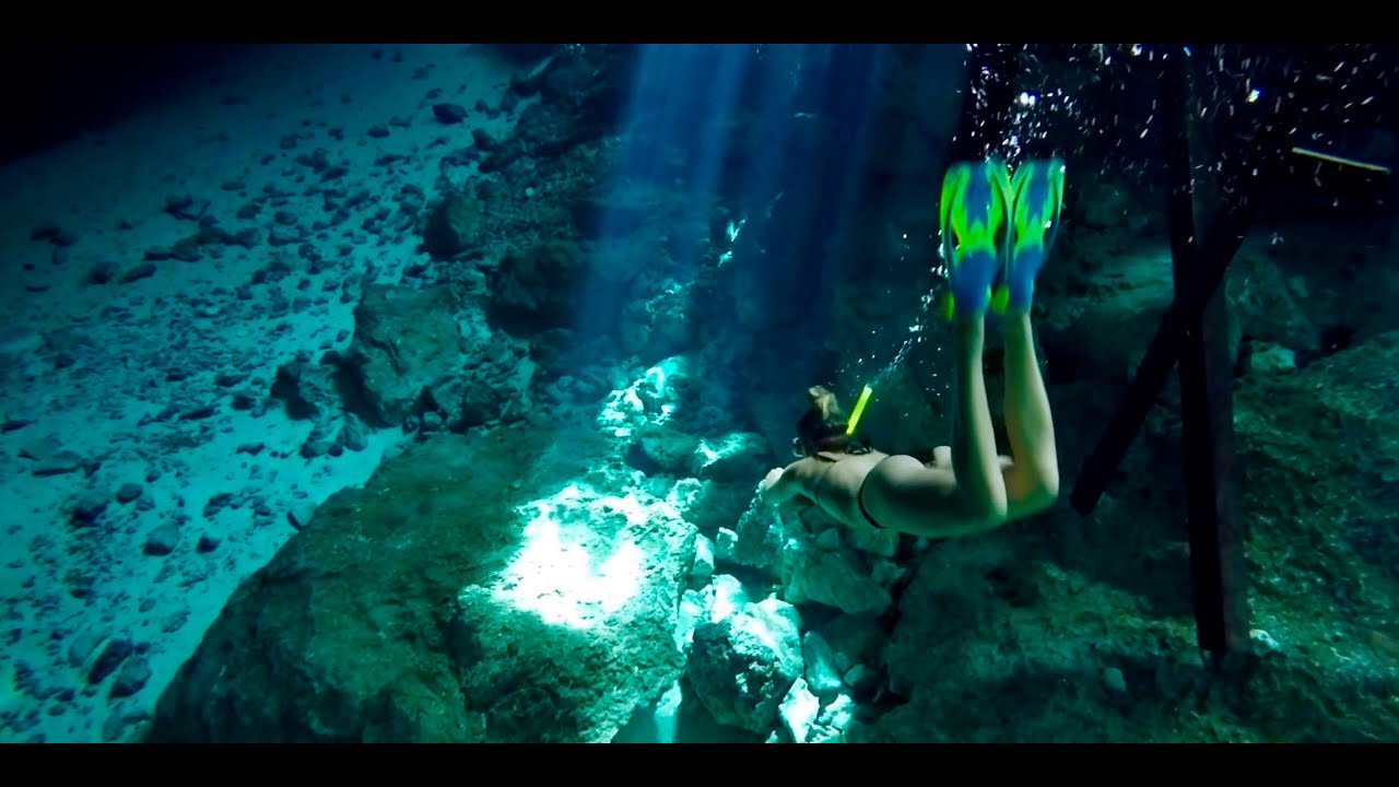 Exploring Dos Ojos Cenotes