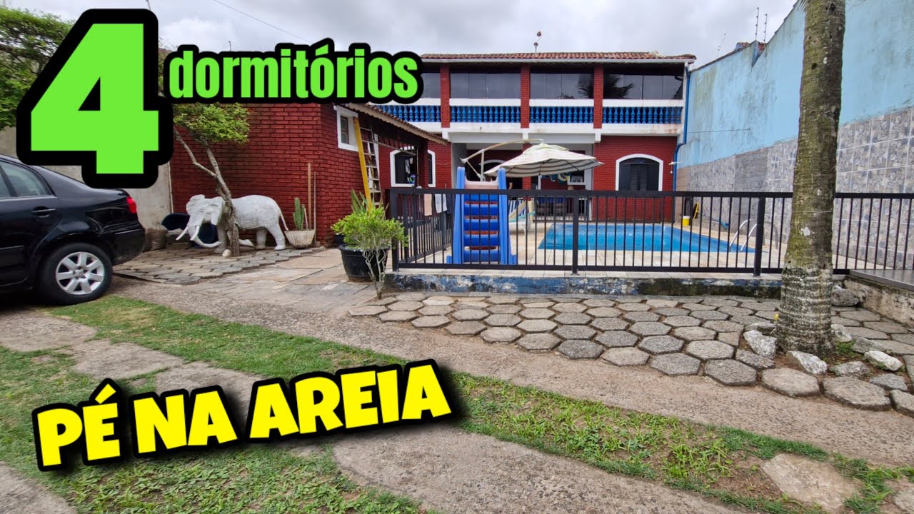 EDÍCULA EM TERRENO DE 11X30 FRENTE O MAR EM MONGAGUÁ