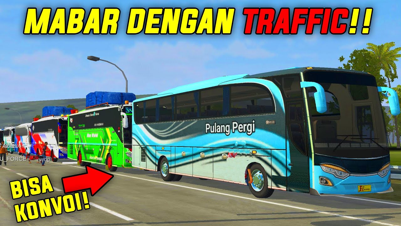 Sekarang Traffic Bussid Bisa MABAR❗🤣 Rusuh PARAH! - Mabar Bus Simulator Indonesia