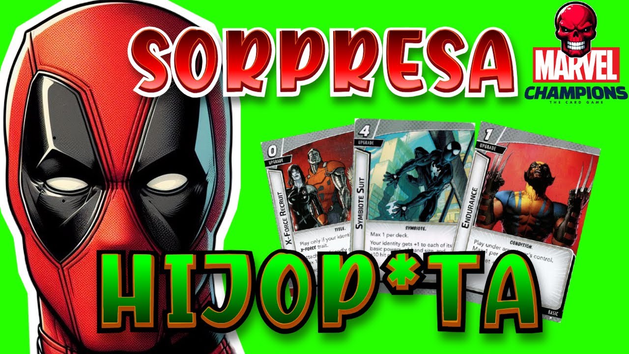 😡ASÍ PUEDES *HUMILLAR A TU RIVAL* con DEADPOOL - JUEGO DE CARTAS - Marvel Champions