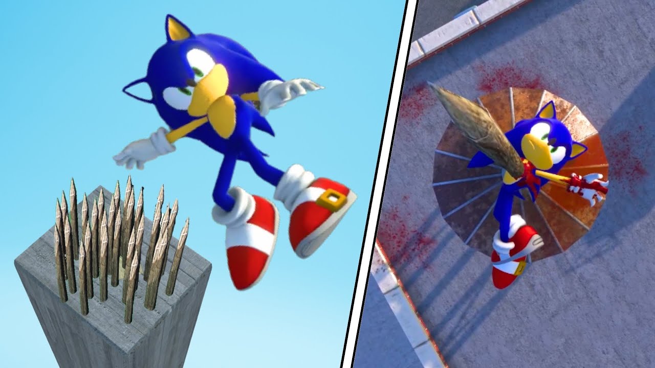 Sonic NPC Ragdoll Physics Compilation #83 | Overgrowth