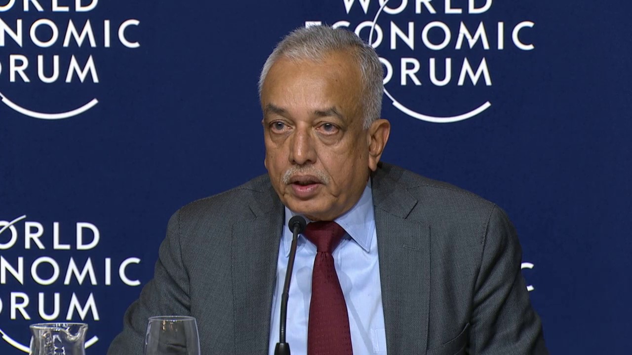 Davos 2017 - Press Conference with the Prime Minister of Sri Lanka