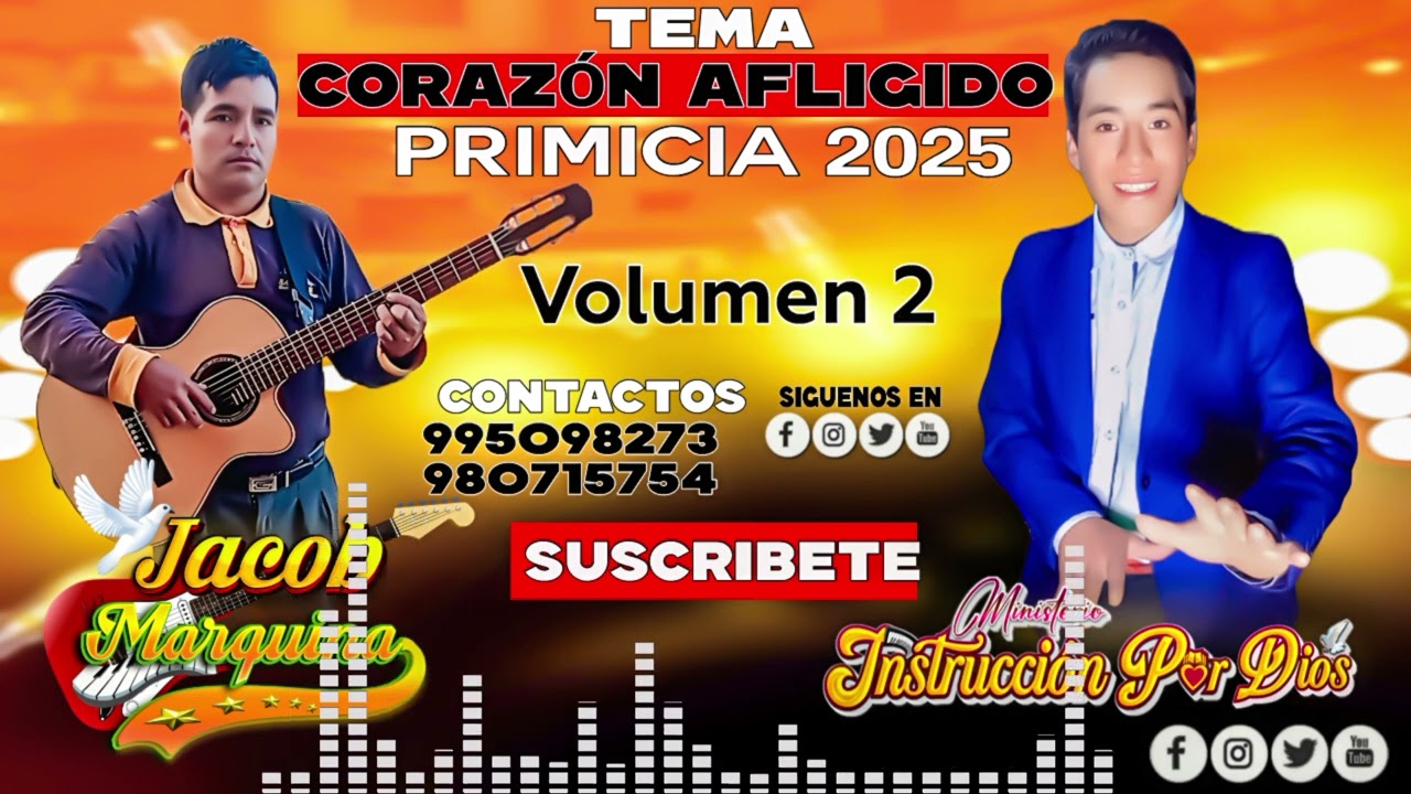 Ministerio Instrucción por Dios Tema corazón afligido Volumen 2_ primicia 2025