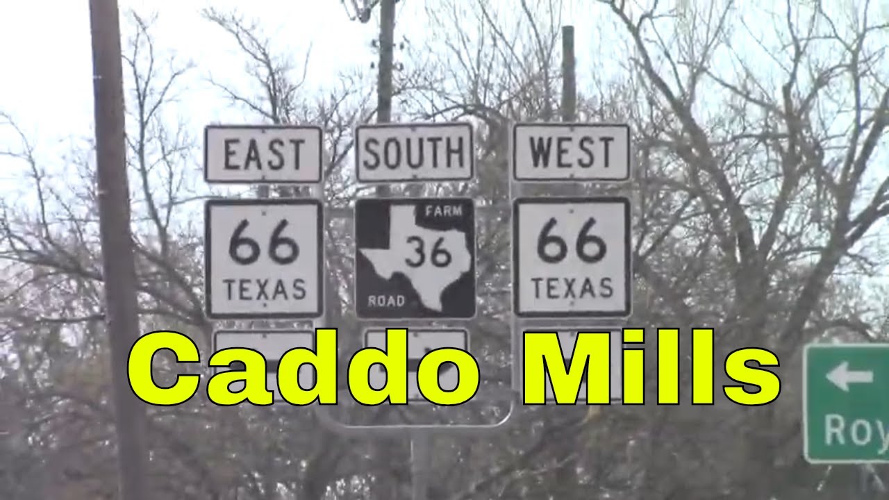 Caddo Mills TX Hwy 66 Downtown Small Towns Texas Tour -- Channel Jamesss Today