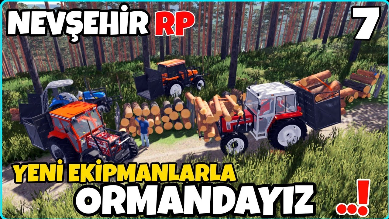 KIŞLIK YAKACAK İÇİN ORMAN İŞÇİLERİNE ODUN KESTİRDİK - ODUNLARI ÇALDILAR / FS22 55 RAGNAR RP
