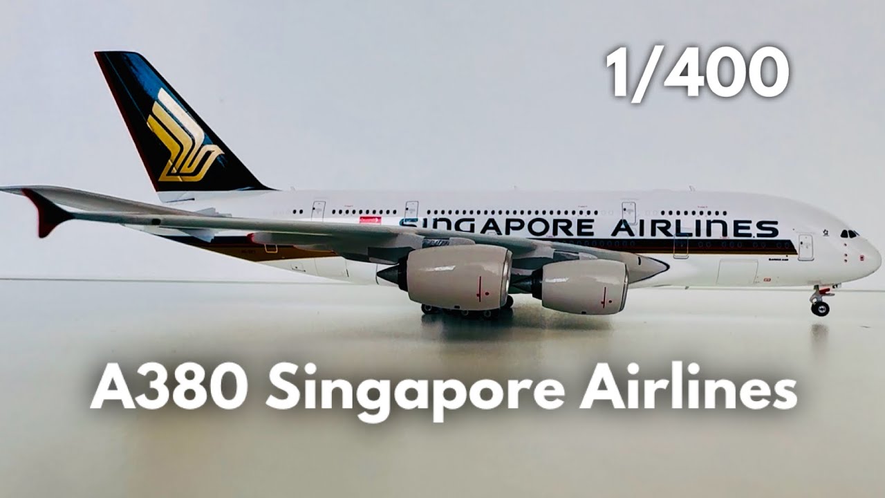 Historia del A380 Singapore Airlines. Escala 1/400