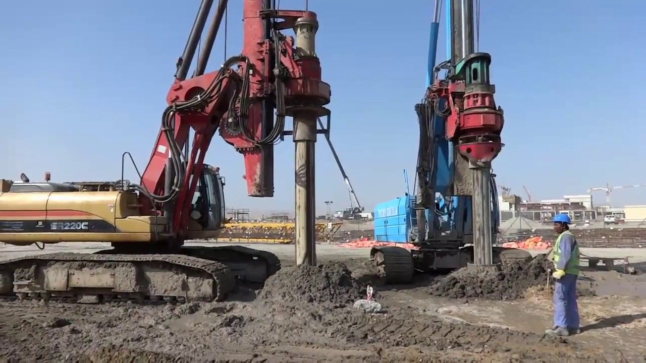 RCC Pile concreting cast in situ method
