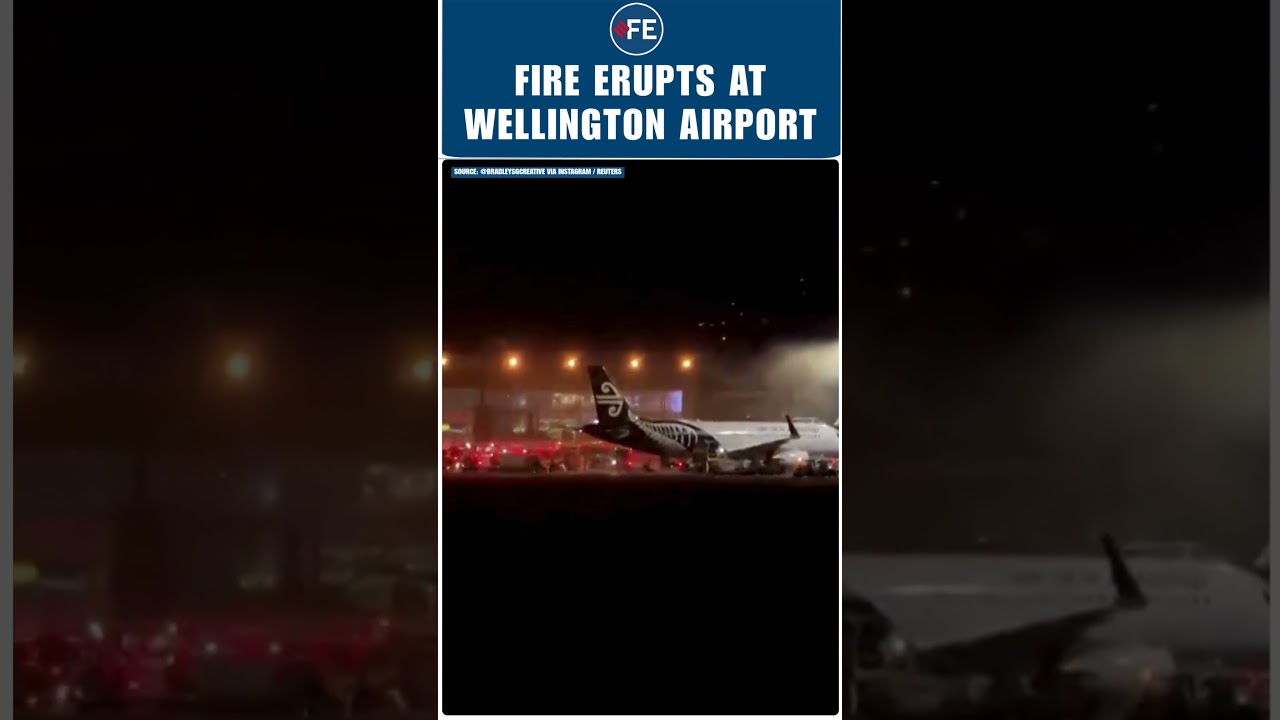 Smoke Engulfs Wellington Airport After Fire Breaks Out In New Zealand | #shorts #viralshorts