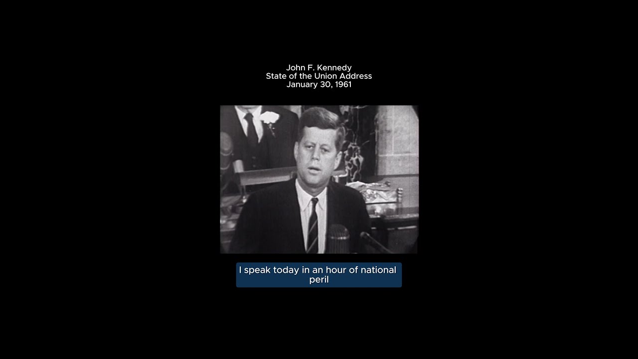 President John F. Kennedy on the future of the United States