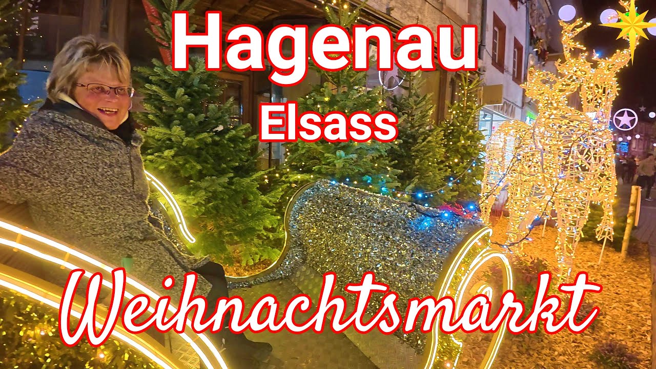  Weihnachtsmarkt Hagenau im Elsass, mit unserem Eddy 🌲😁