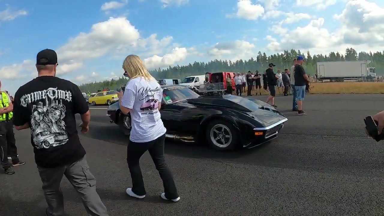 Burnout Party 2025 Kiikala Airport Kiihdytysajot 1/4 miles