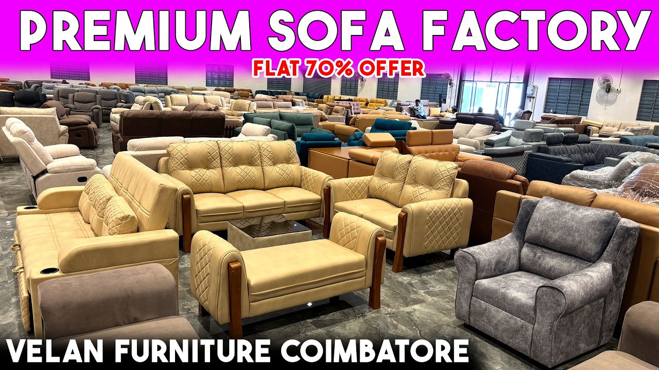 Biggest Furniture Factory Outlet Sale | Up to 70% OFF | Velan Furnitures Tamil Nadu#kovai