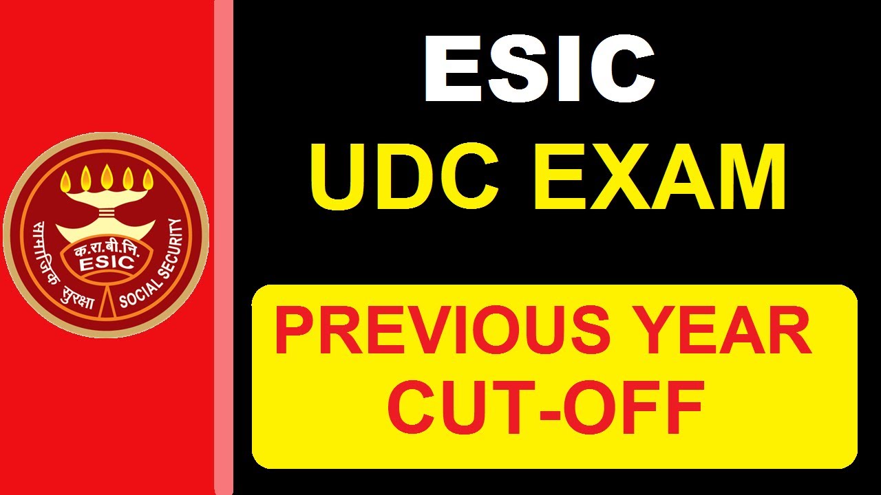 ESIC UDC Previous Year Cutoff | Subham Sen