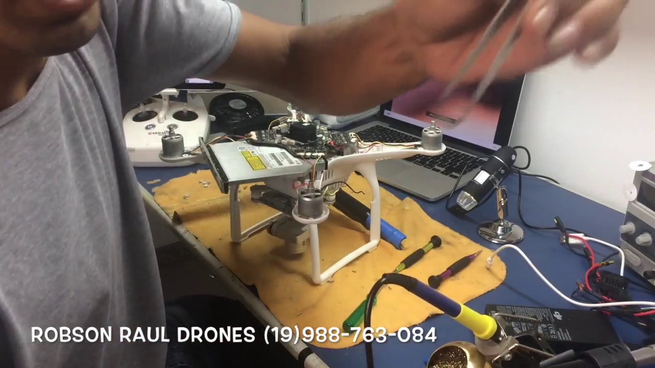 Dji Phantom 3 solução para esc status error sem trocar placa principal