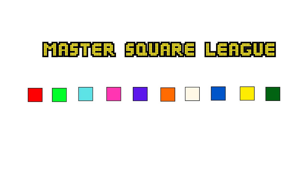 Square League Racing: One Color, One Light, One Final Chance