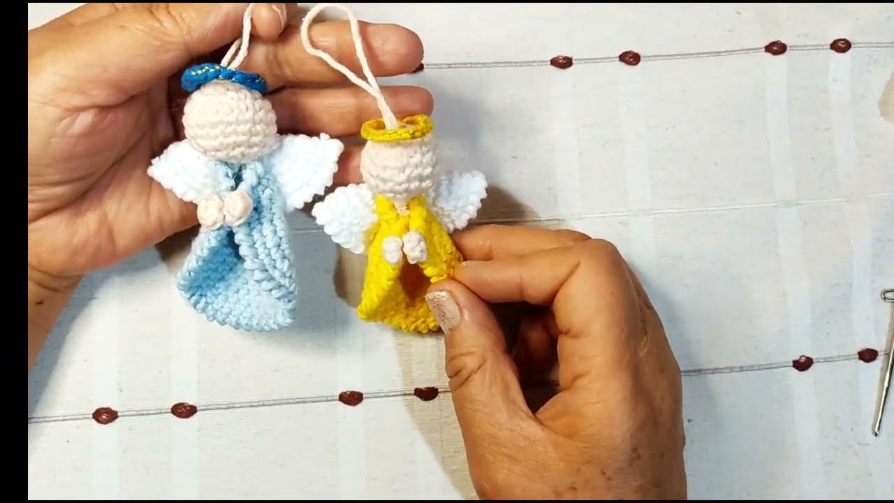 Angelitos-crochet muy fáciles para emprendimiento o regalar