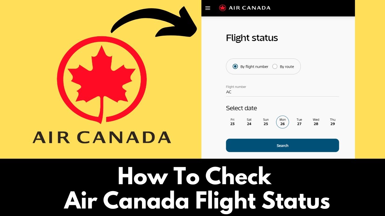 How To Check Air Canada Flight Status (2025) STEP BY STEP