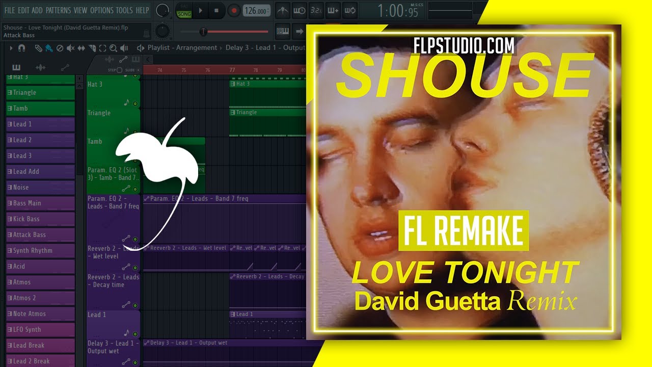 Shouse - Love Tonight David Guetta Remix (FL Studio Template)