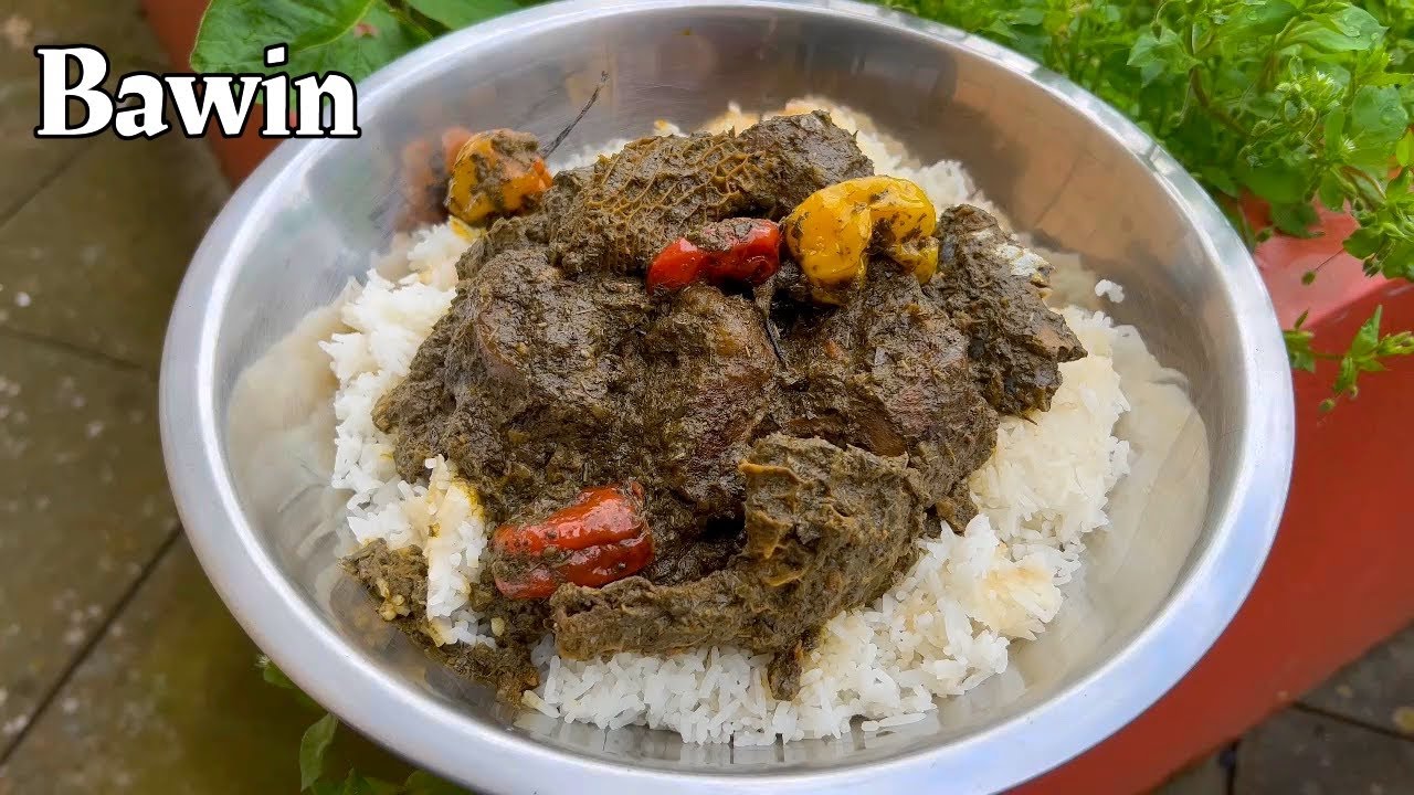 Cc recette de Bawin , recette de la sauce feuille de manioc