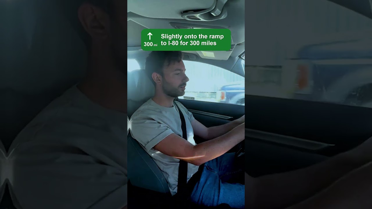 GPS directions blend into 
