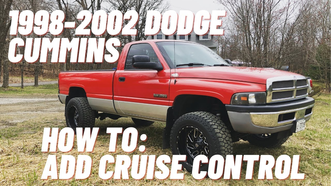 Как добавить круиз-контроль на Dodge Ram Cummins 1998–2002 годов выпуска