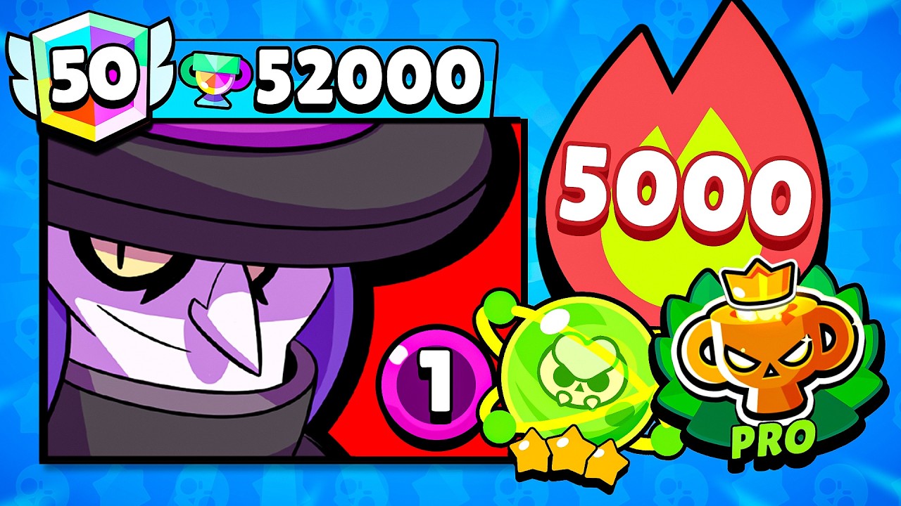 Las 50 CUENTAS MÁS RARAS de Brawl Stars
