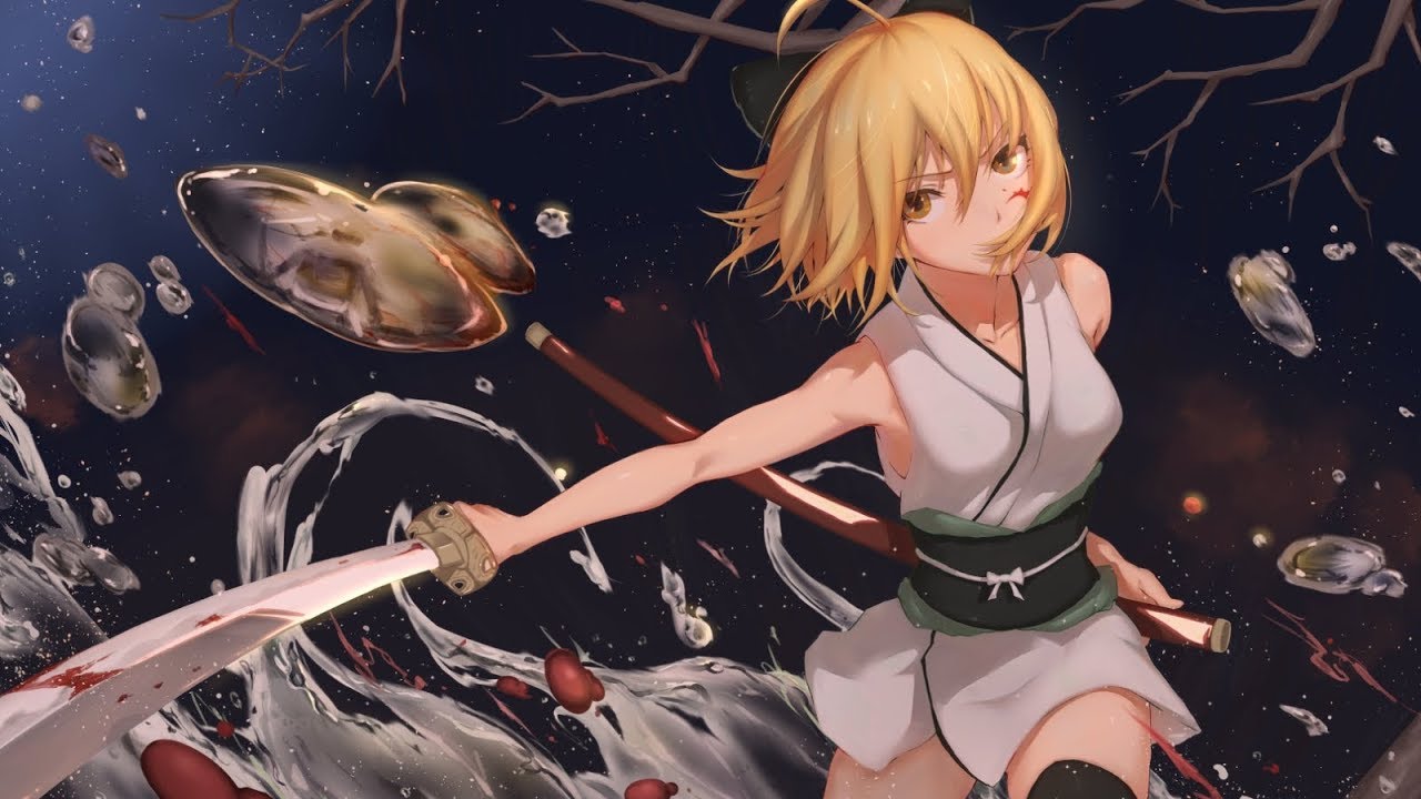 {147.4} Nightcore (Scarlet White) - Running Through The Storm (with lyrics)