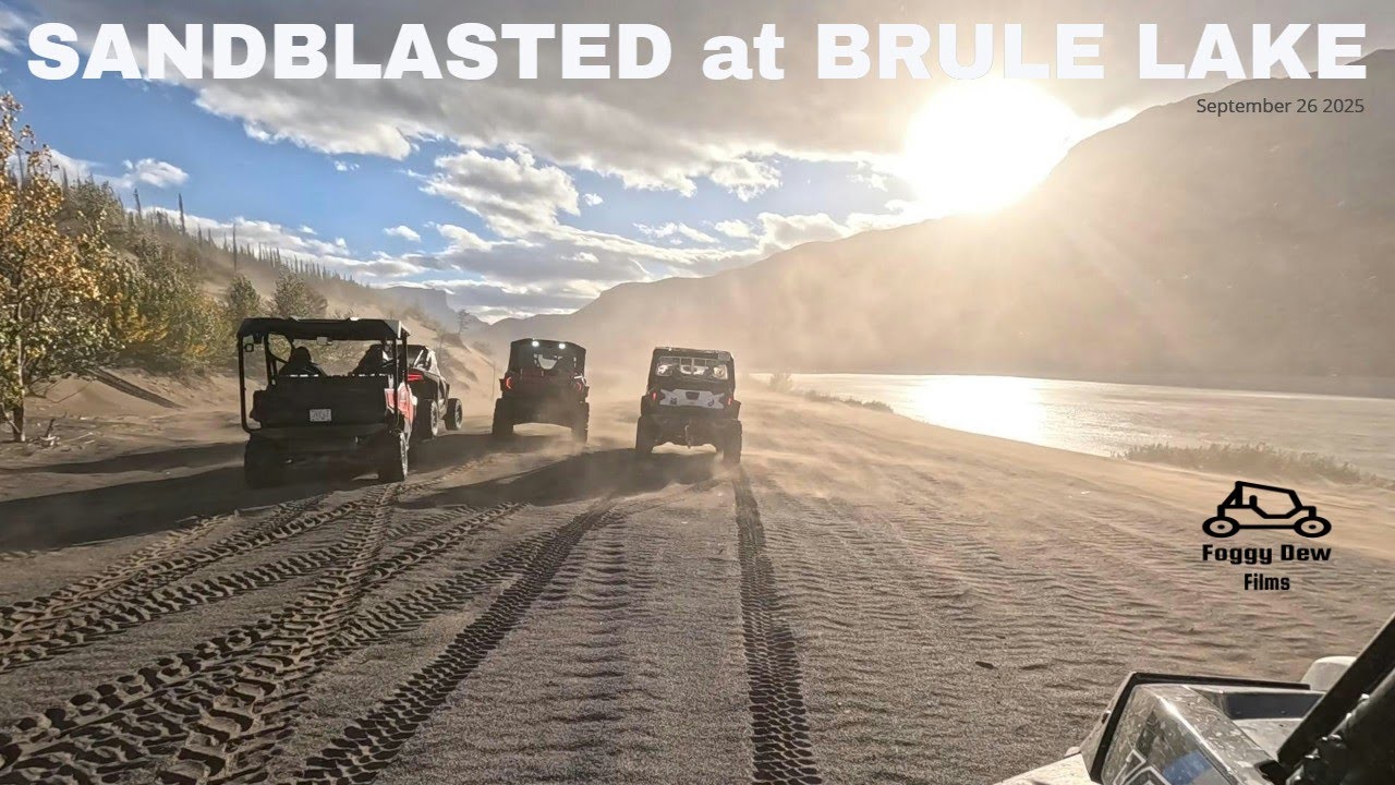 SANDBLASTED at the BRULE LAKE SAND DUNES..