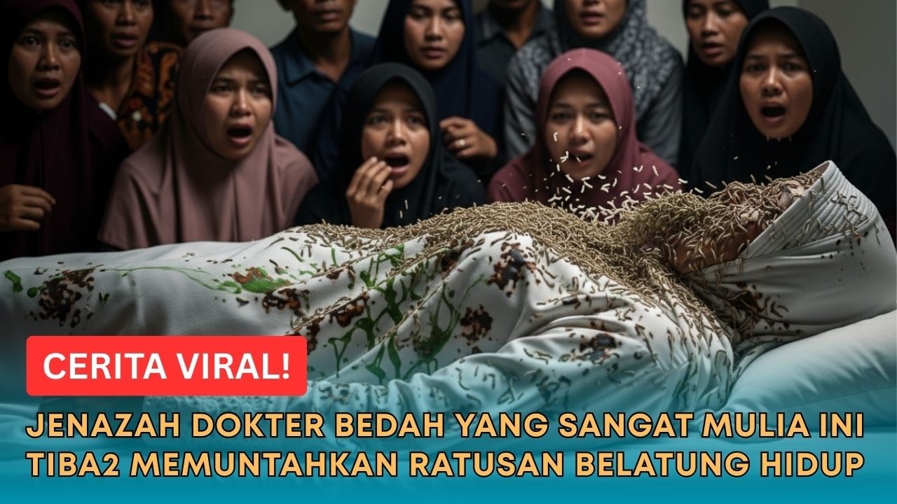 CERITA VIRAL! Jenazah Bu Dokter Spesialis Bedah Yang Sangat Baik Ini Memuntahkan Belatung Hidup!