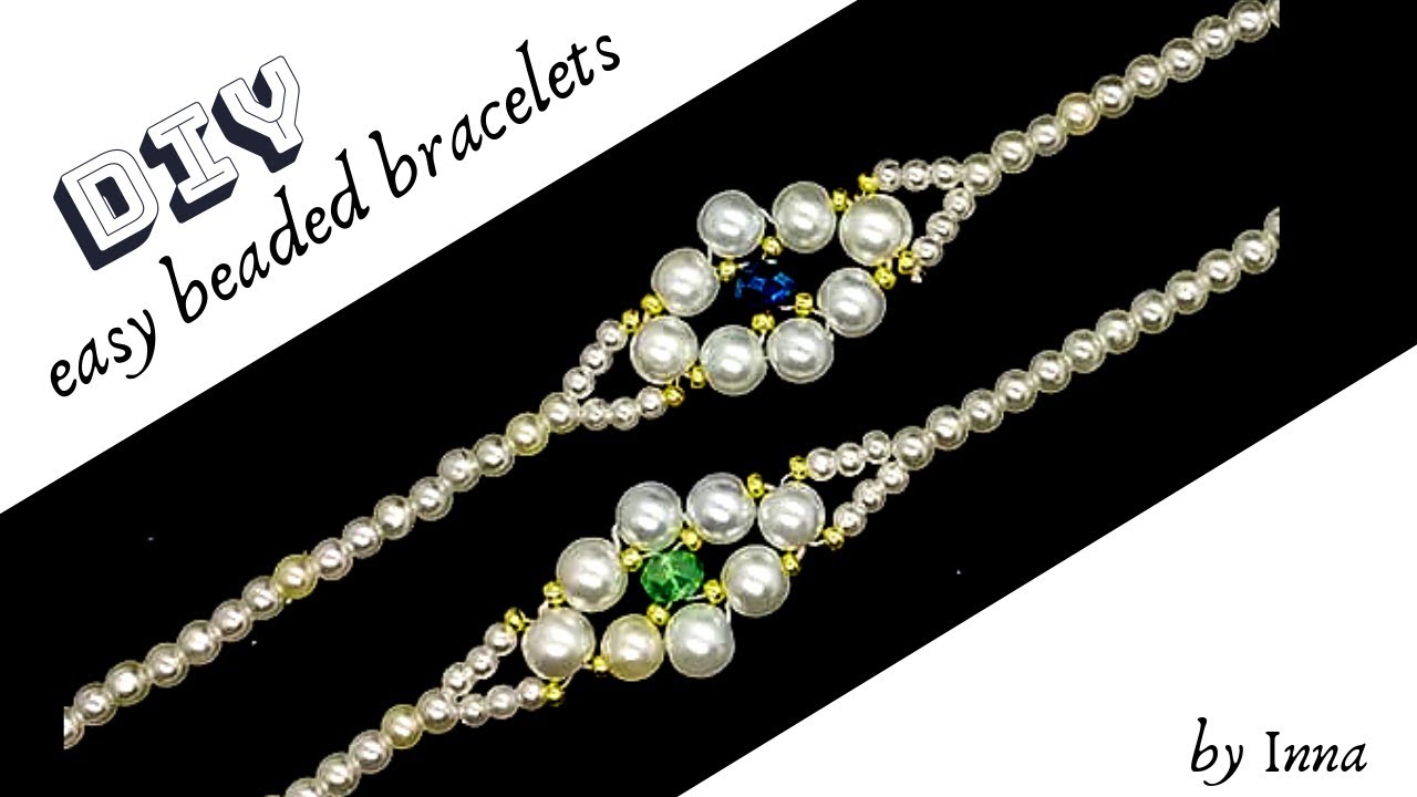 Beaded bracelet// Easy  bracelet tutorial for beginners// DIY bracelets