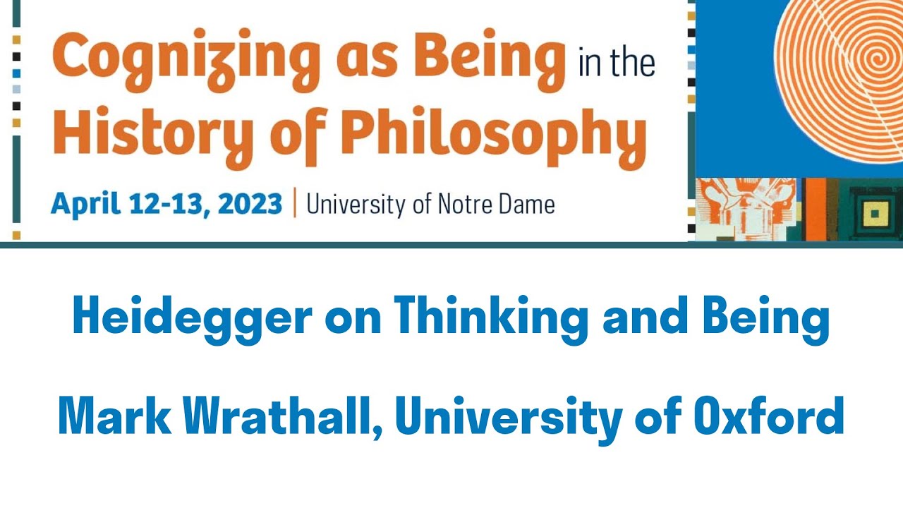 Heidegger on Thinking and Being - Mark Wrathall