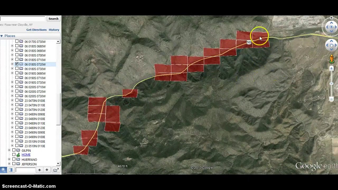 How to find gold using Google Earth
