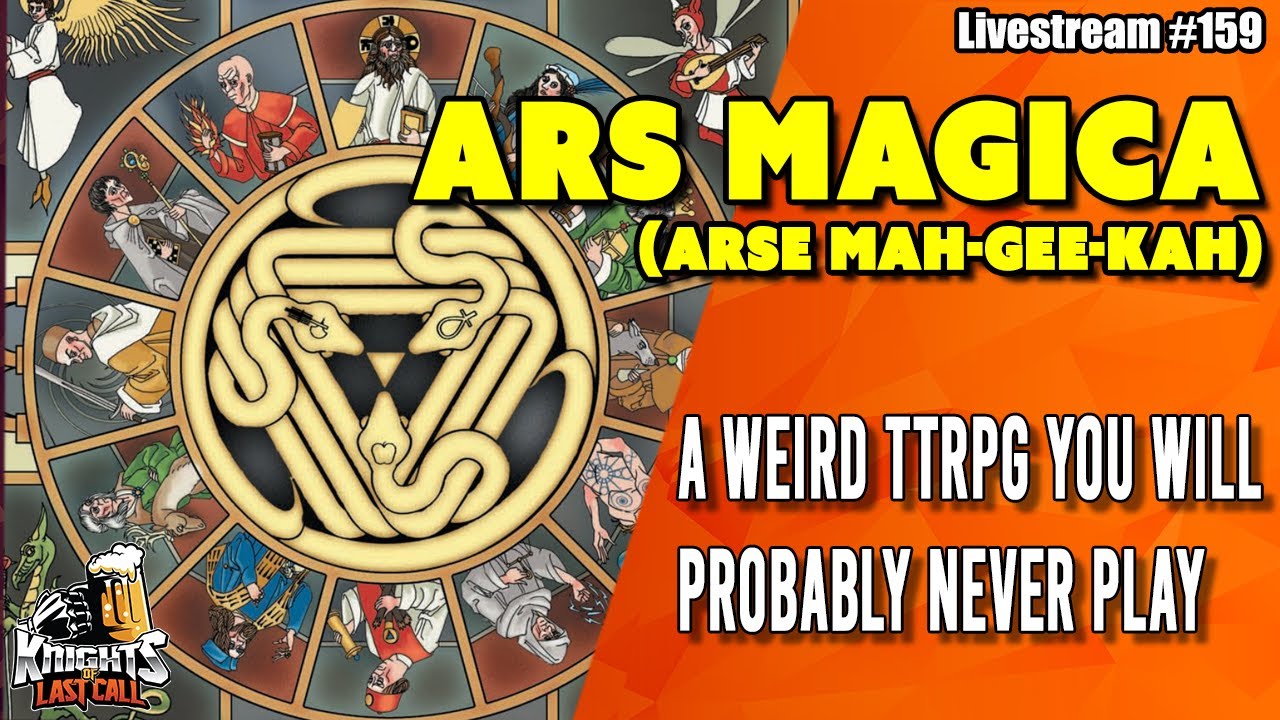 Ars Magica: A really detailed game about the lives of Wizards (also lots of Latin) - Livestream #159