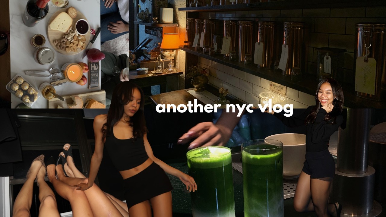 another NYC vlog | matcha, pilates, girl dinner, and more manhattan adventures