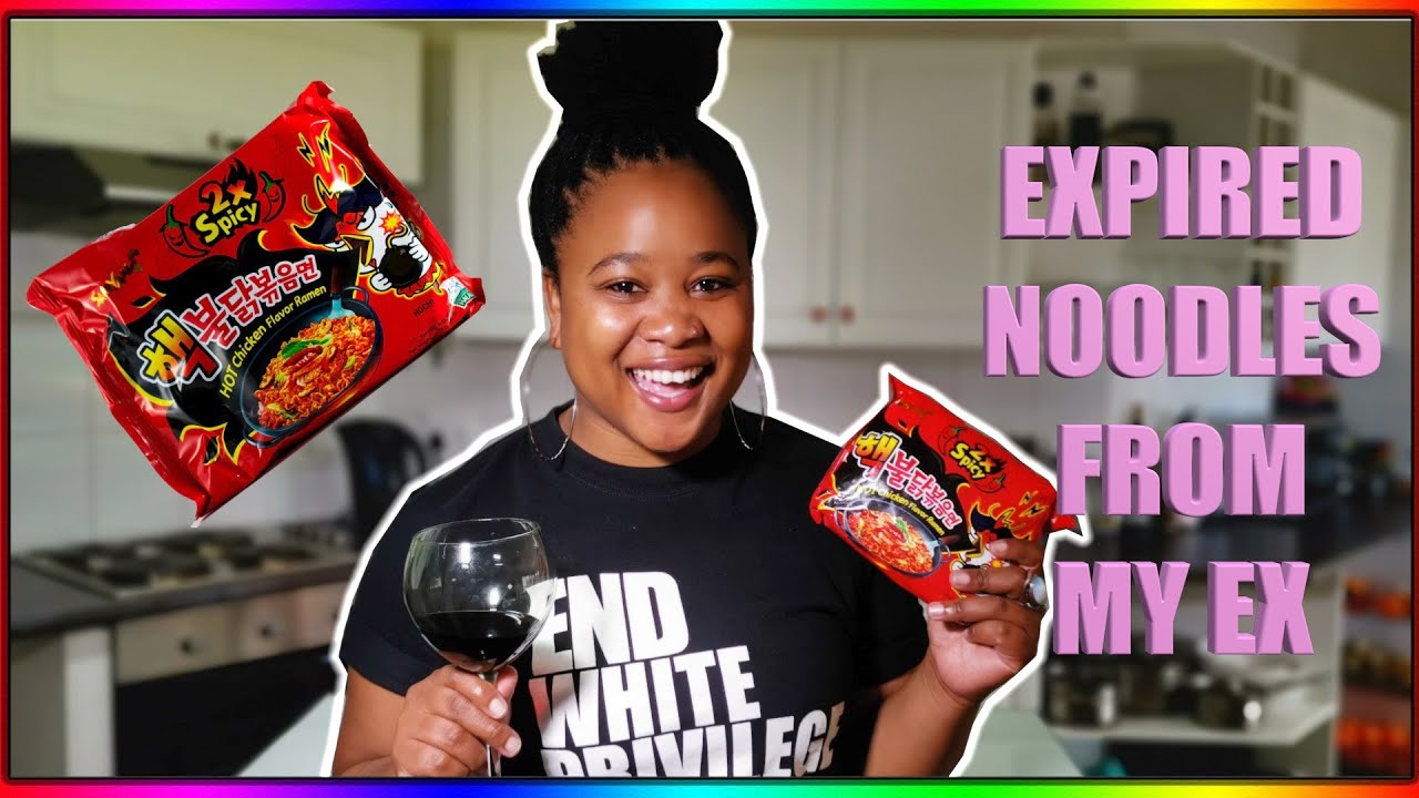 Spicy Noodle Challenge: eating noodles my ex gave me a year ago