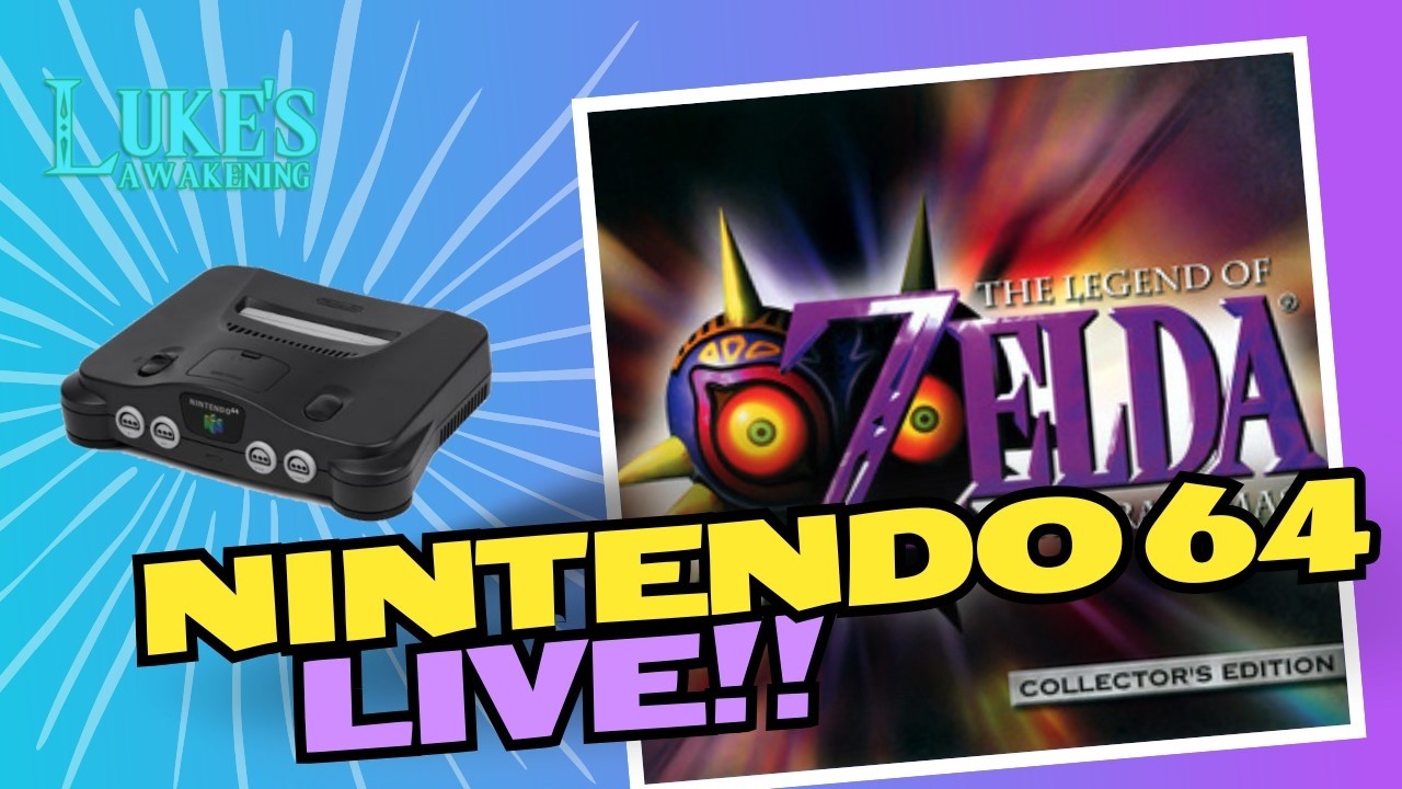 Let's Celebrate 40 Years of The Legend of Zelda, With Majora's Mask | #nintendo64
